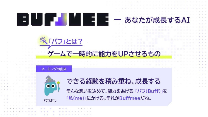 Buffmee―あなたが成長するAI