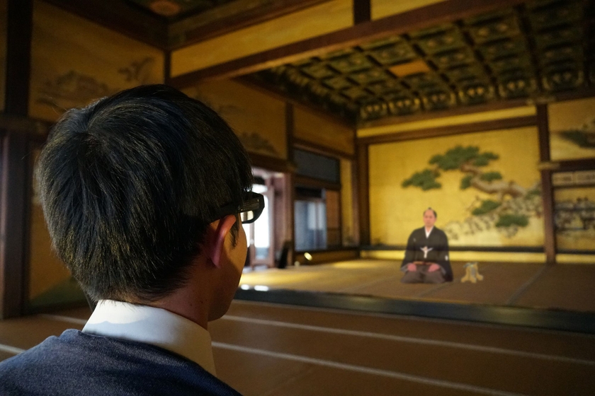 世界遺産・二条城「NrealLightと文化財が融合した生きた歴史体感」