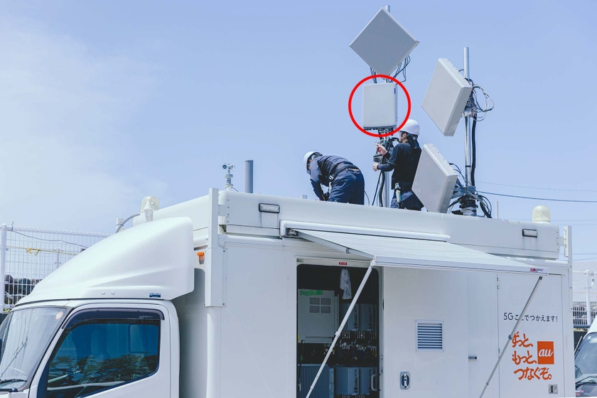 今回の対策の車載型基地局に追加で投入された「DB-MMU」