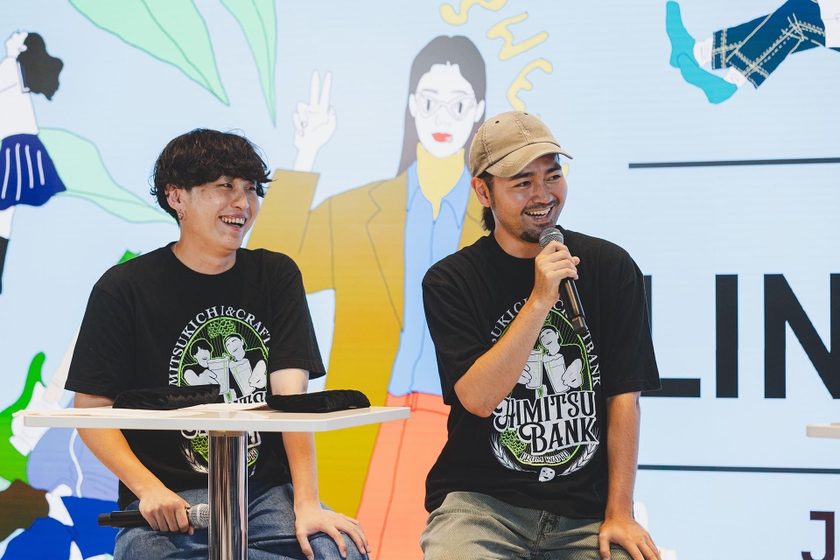 れんたろうさんは「食」、うがじんさんは「ベース」に夢中だそう