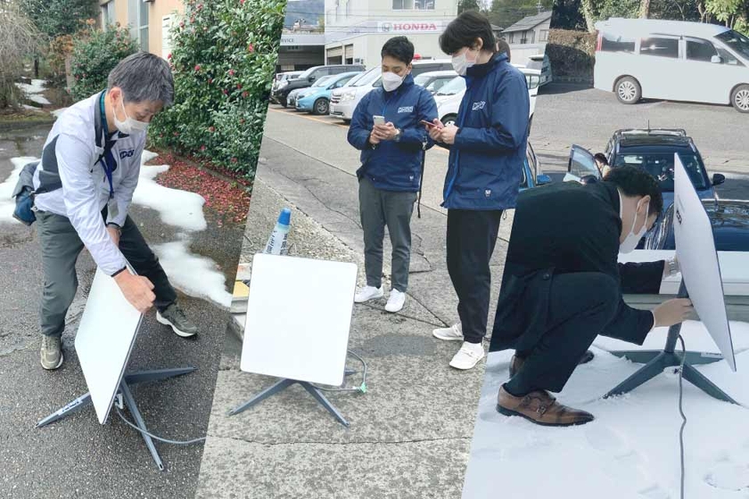 令和6年能登半島地震において合計700台のStarlinkを避難所などに提供