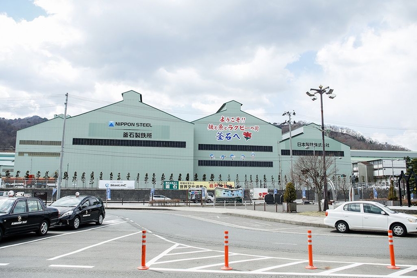 JR釜石駅前の風景