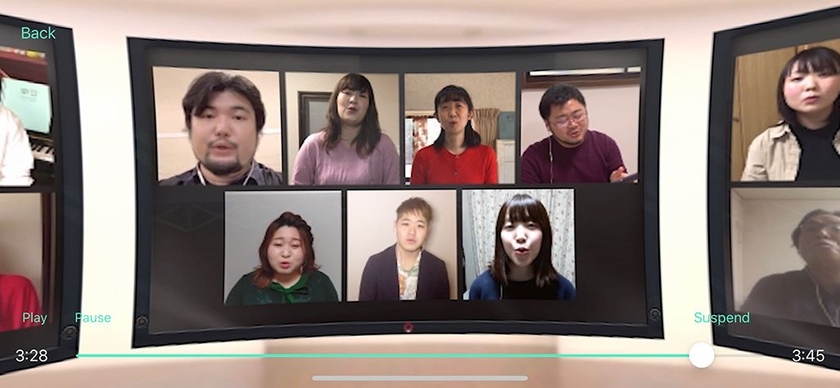 東京混声合唱団リモート合唱「Believe」音のVR版