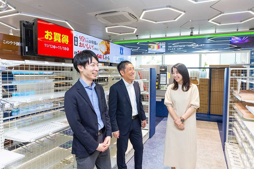 開店前店舗の様子